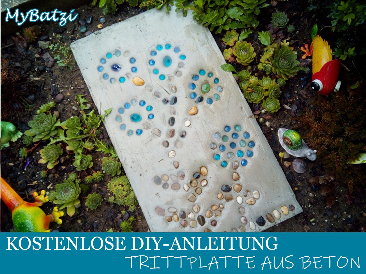 Betonplatten Mit Muster Selber Machen